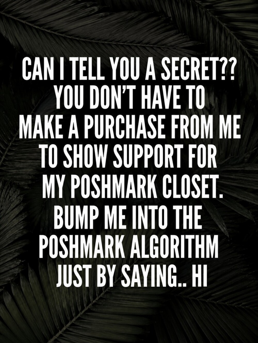 Sharing is caring and saying hi is always appreciated.
